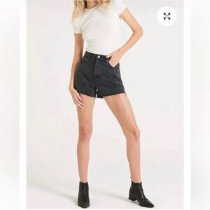 Rolla’s Original Short High Rise Cut Off Women Size 26 Black